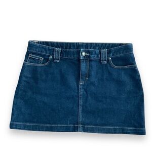 Patagonia Dark Vintage Wash Denim Mini Skirt Size 10